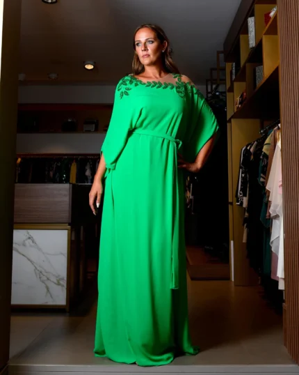 Vestito stile impero con ricami