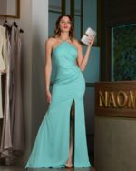 Vestito lungo con spacco laterale 2