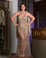 Vestito trasparente con paillettes 2
