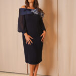 Blue Ortensia - Abito longuette blu