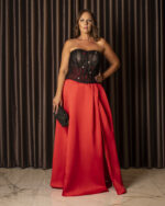 Ruby Satin Skirt